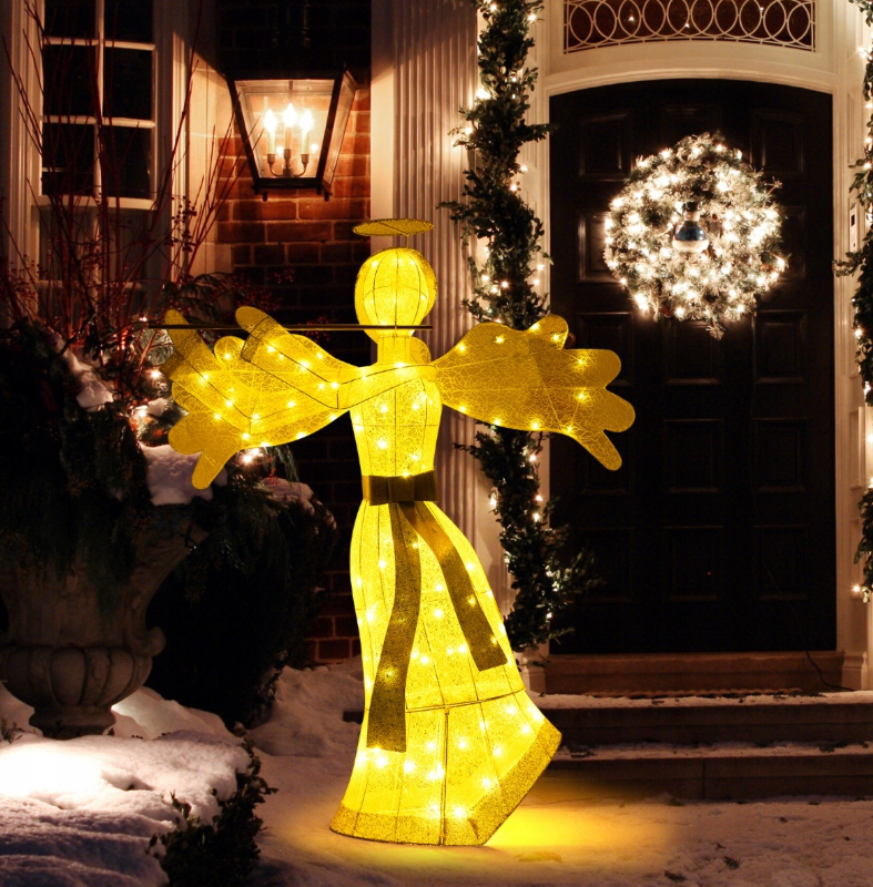 ange avec led - 150 cm - décoration de Noël