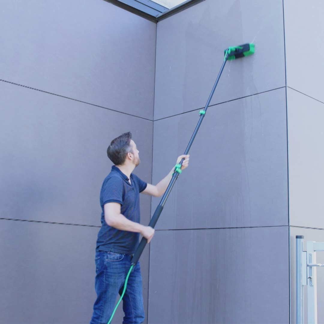 Balai à eau télescopique Hammersmith AquaClean Deluxe - Extensible et léger - Accessoires inclus - Conception innovante