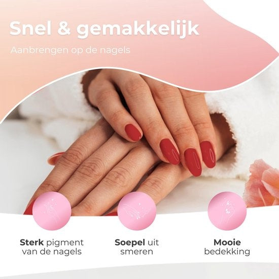 Moods Gellac 6-Piece Set - Gel Nail Polish - 8ML - Little Bakery Edition - Nails - Gel Polish Starter Pack - Chic Colours