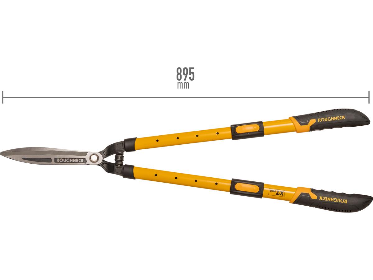 Taille-haie télescopique Roughneck - Réglable de 700 à 895 mm - En aluminium léger