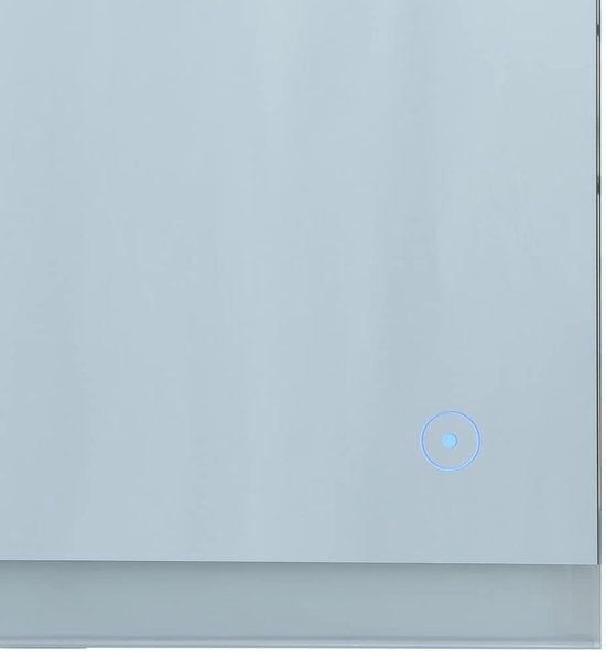 vidaXL - Miroir de salle de bains - LED - avec - capteur tactile - 80 x 60 - cm