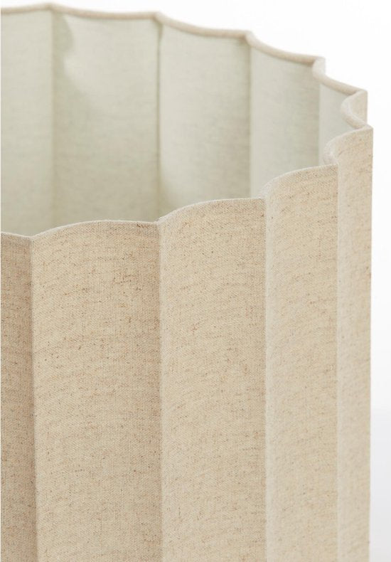 Light & Living Abat-jour cylindrique Disli - Crème - Ø 40 cm - Moderne