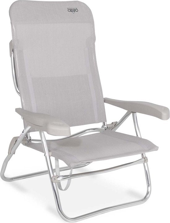Crespo - Chaise de plage - AL/223 - Gris clair