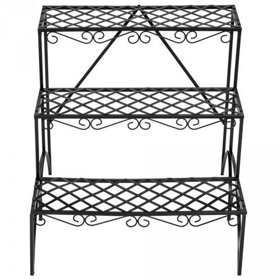 Echelle pour plantes Tecktake - 3 marches droites 401711
