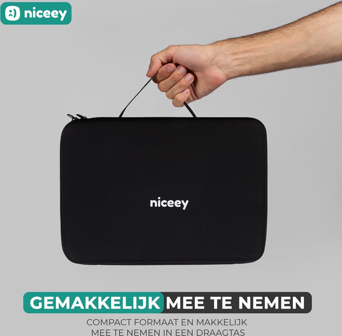 Masseur - Niceyy - Pistolet de massage musculaire - Sans fil - Noir