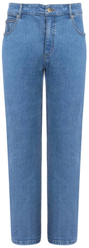 Milanoro - Pantalon Jeans Denim - L31 / L30 - Noir Bleu - Coupe droite avec jambes droites - Modèle intemporel à 5 poches - Confort optimal