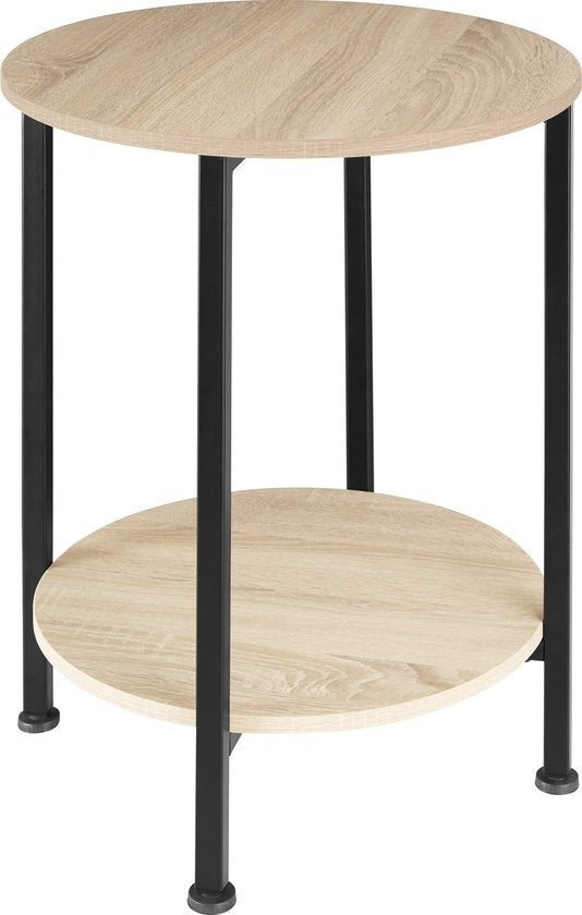 tectake - Table d'appoint Ballina lumière industrielle, table d'appoint - 404218