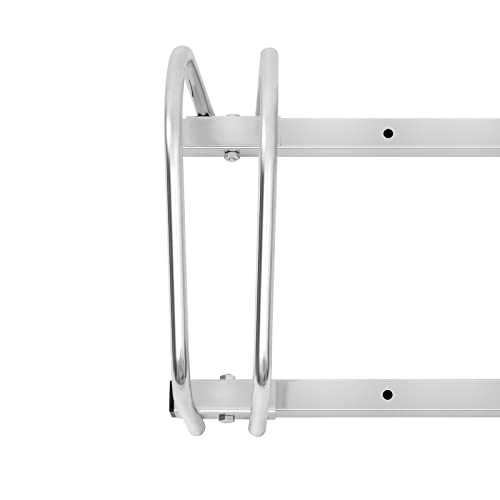 Woltu FZ1132m1 Porte-vélos pour 2 vélos - Acier galvanisé - Argent - 60 x 30 x 20 cm