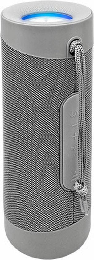 Denver Enceinte Bluetooth Sans Fil - Lumières Disco - Boîte à musique - AUX - BTV208 - Gris