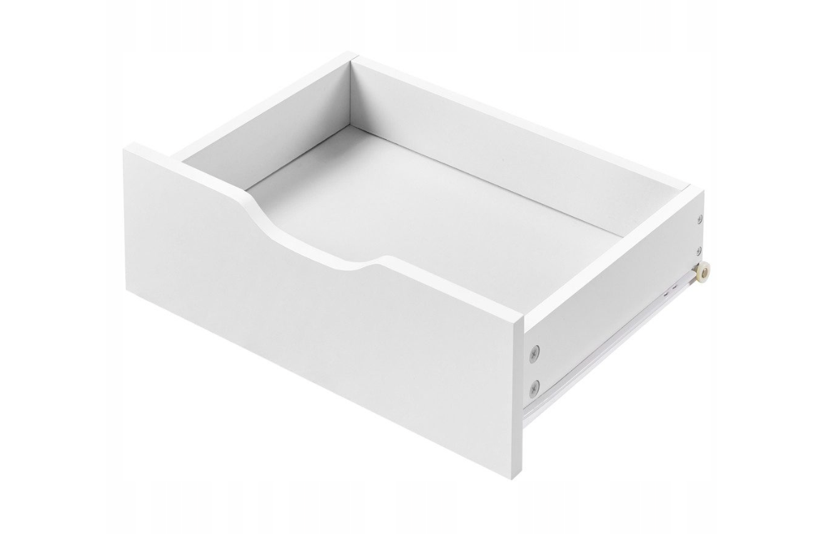 Yaheetech Lot de 2 tables de chevet avec tiroir - Blanc - 48,5 x 40 x 58 cm