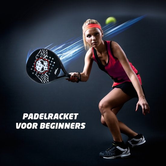 Raquette de Padel No Fear - Raquette de Padel légère - Noir