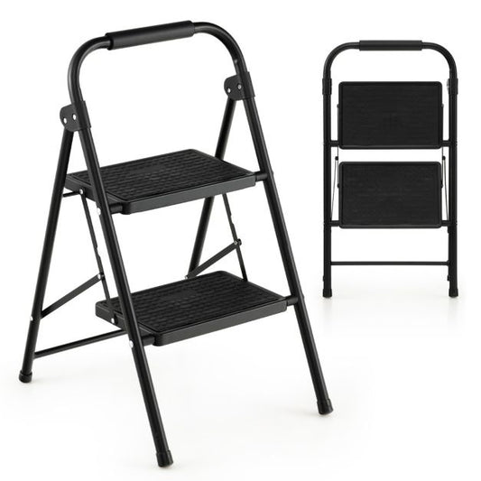 Échelle de cuisine Coast - 2 marches - Max 265 kg - 47 x 39 x 71 cm - Noir