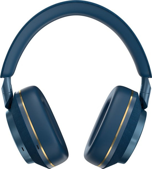 Casque sans fil circum-auriculaire à réduction de bruit Bowers & Wilkins Px7 S2, Bluetooth 5.0, 30 h d'autonomie, recharge rapide, son cristallin - Bleu