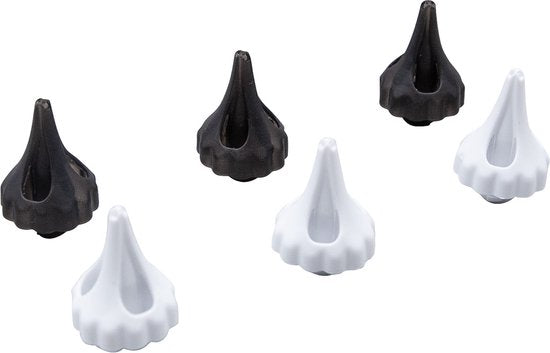 Lot de 6 embouts de rechange Wush - accessoires pour le nettoyeur d'oreilles Wush - embouts de rechange souples et flexibles - nettoyeur de cérumen