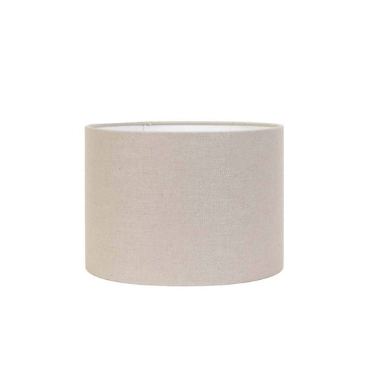 Light & Living - Abat-jour Cylindre Livigno - Abat-jour textile Ø50x38 cm - Gris clair