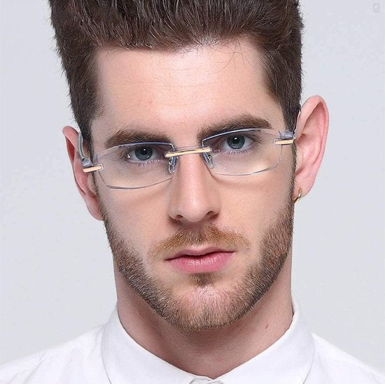 Lunettes d'ordinateur Shine Anti Blue Light 1.00 - Lunettes d'affichage multifocales - Lunettes de lecture pour femmes et hommes - Accessoires inclus