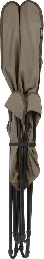 Lafuma Pop Up XL - Chaise papillon - Pliable - Grès/Taupe