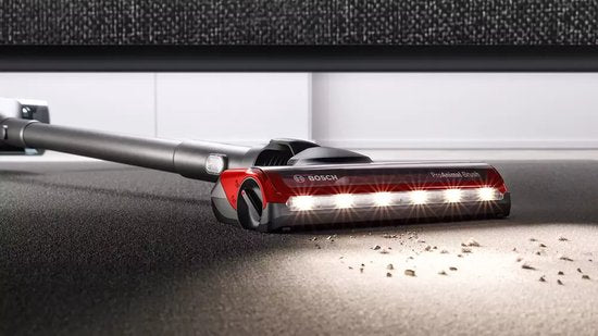 Bosch - Unlimited 8 - ProAnimal - BCS8214ANM - Aspirateur balai - Noir/Rouge