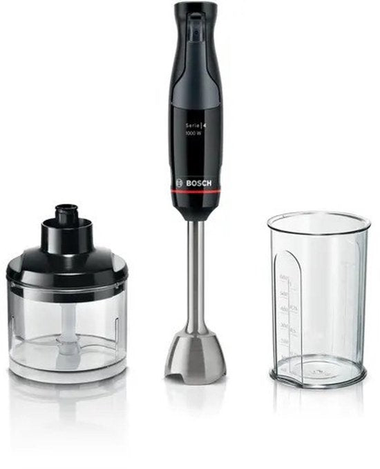 Bosch Série 4 MSM4B620 - Mixeur plongeant ErgoMaster - 1 000 W - Noir