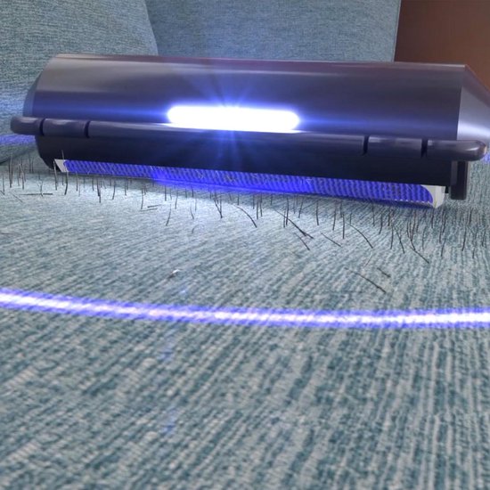 Fur Daddy Deluxe avec batterie rechargeable - rasoir à poils d'animaux pour vêtements - rouleau anti-poils réutilisable pour éliminer sans effort les poils de chat et de chien - brosse anti-poils autonettoyante