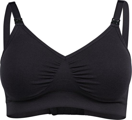 Soutien-gorge Medela Keep Cool Ultra - Soutien-gorge d'allaitement sans coutures - Soutien-gorge de grossesse avec 6 zones respirantes - Tissu Soft Touch – Confortable et offrant un bon maintien - Noir - Taille M