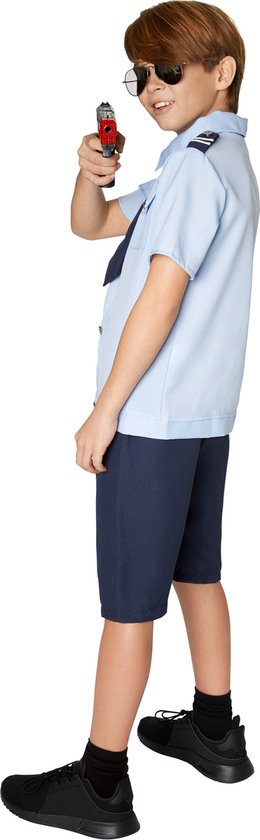 dressforfun - Costume de policier pour garçon 164 (13-14 ans) - déguisements, costumes d'Halloween, déguisements de fête, tenues de carnaval, tenues de fête - 301496