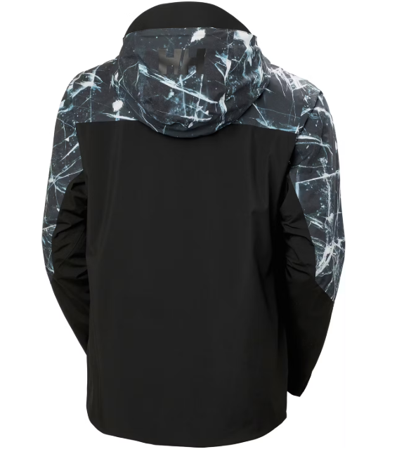Veste de ski Helly Hansen Ullr D Shell pour homme - Gris/Noir - Taille L