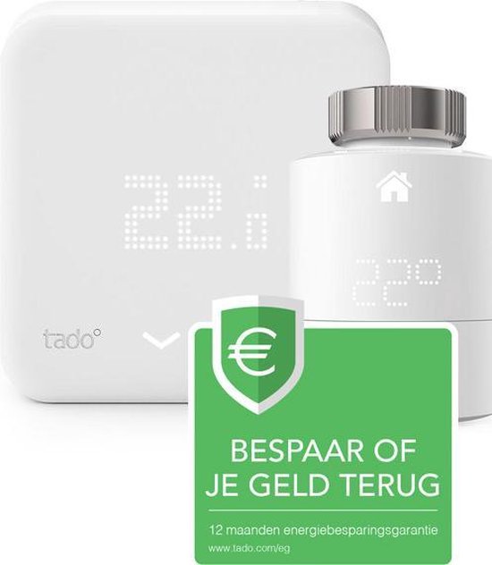 Kit de démarrage du thermostat intelligent tado° V3+ avec 2 vannes de radiateur intelligentes