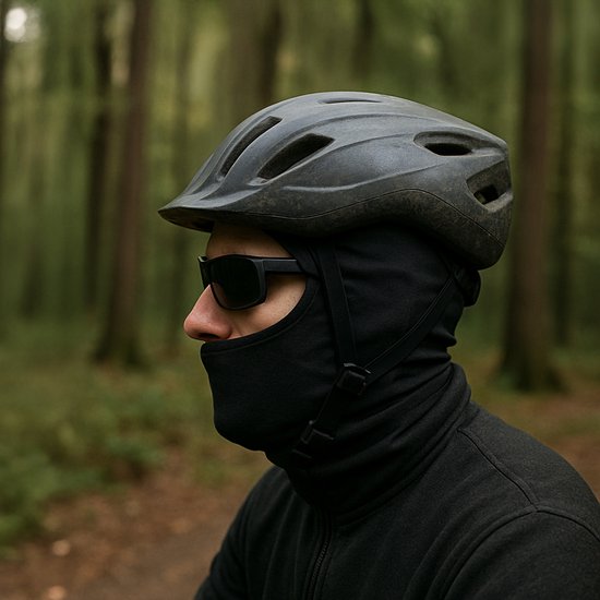 Travelhawk Balaclava - Bonnet pour casque - Cagoule pour moto/scooter - Noir