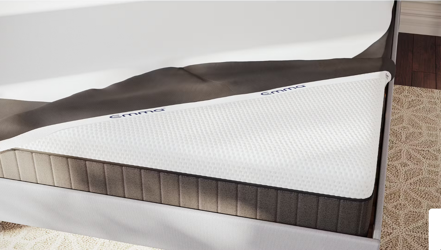 matelas & surmatelas protecteur EMMA - 180 x 200 cm - gris