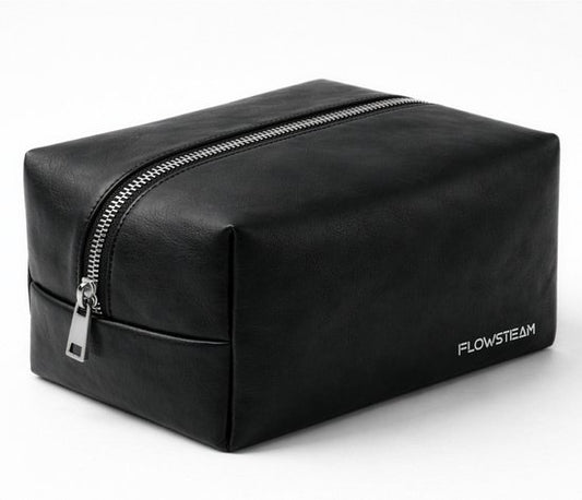 Défroisseur à vapeur FLOWSTEAM® - Sac de rangement de luxe en cuir vegan - Sac de voyage