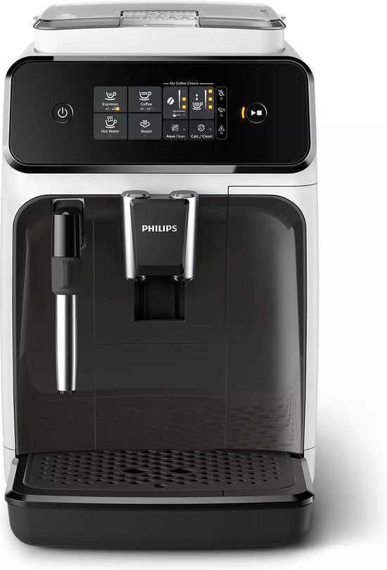 Philips série 1200 - EP1223/00 - Machine à expresso entièrement automatique - Machine à café entièrement automatique - 15 bars - Blanc