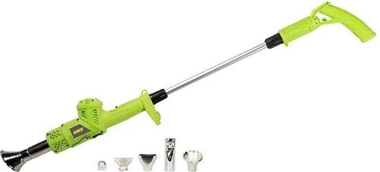 Brûleur de mauvaises herbes électrique 3-en-1 Kinzo - brûleur de peinture et allume-barbecue - 2000W - vert