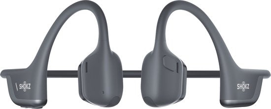 Casque de sport ouvert Shokz OpenRun Pro 2 - Conduction osseuse - Résistance à l'eau et à la sueur IP55 - Batterie de 12 heures - Noir
