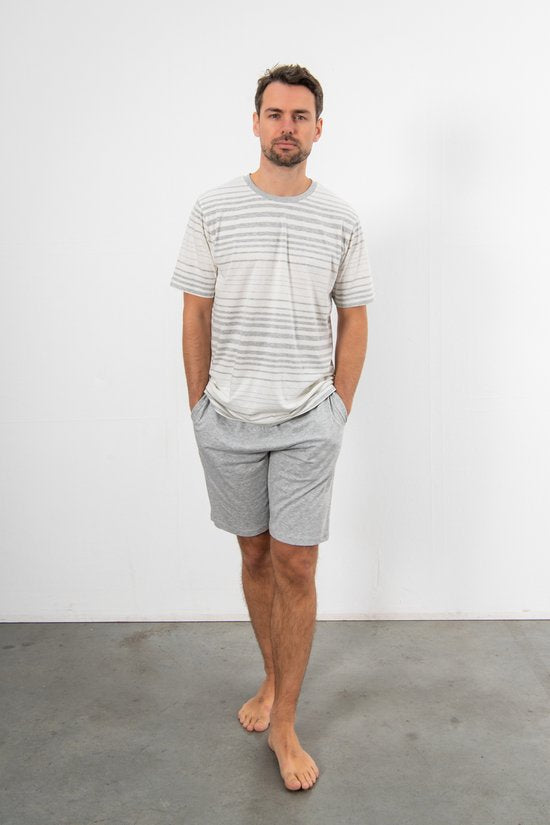 Cappucino Italia - Venezia Pyjama Short Rouge XL