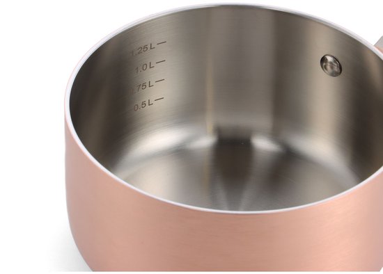 Mauviel 1830 - Saucière Ø 16 cm acier inoxydable 1.49 L
