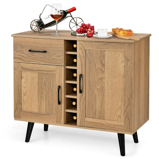 Coast buffet armoire de cuisine avec portes et tiroirs cuisine rustique fromage 90 x 40 x 79 cm naturel