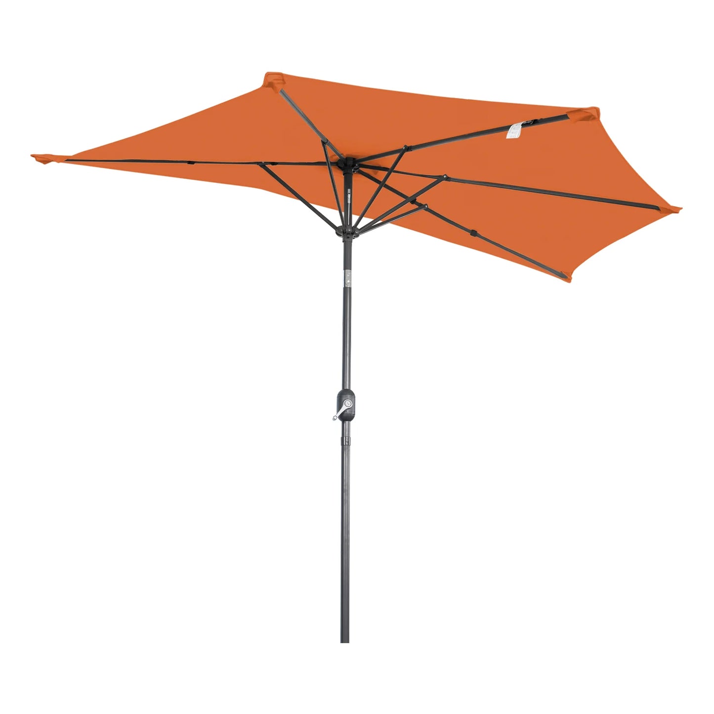 Parasol demi-circulaire Angel Living 270 cm – Parasol mural demi-circulaire – Terracotta