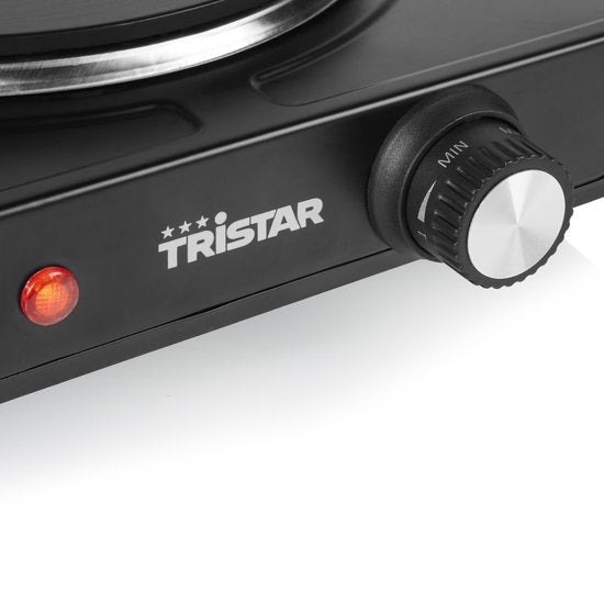 Plaque de cuisson électrique Tristar 1 500 W - KP-6151 - 1 zone de cuisson - Autonome - Noir