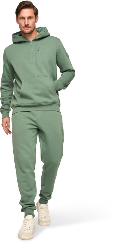 Survêtement Mario Russo Achilles - Tenue d'intérieur - Survêtement de jogging - Sweat à capuche - Vert canard