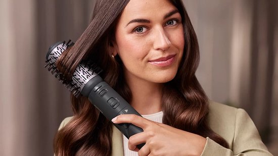 Philips série 7000 BHA715/00 brosse à boucler, gris chaud, rose, 1 000 W, 1,8 m