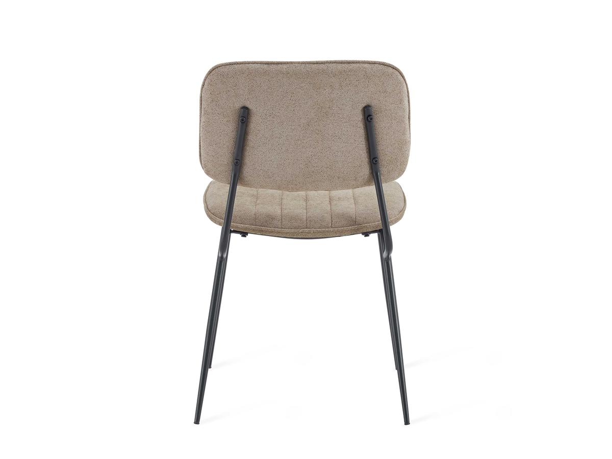 Multifurn Sol - Lot de deux chaises de salle à manger - Confortables et élégantes - Vert forêt - Taupe