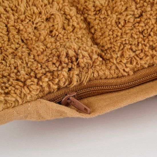 Coussin décoratif Jaimy de la collection In The Mood - 45 x 45 cm - Coton - Marron clair