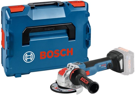 Meuleuse d'angle sans fil Bosch Professional GWX 18V-10 SC 125 mm X-LOCK 18V Basic Body dans un coffret L-Boxx - 06017B0400
