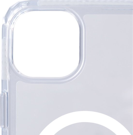 SoSkild Case iPhone 15 Plus MagSafe - Defend Heavy Impact Case - Étui magnétique Magsafe transparent - Transparent