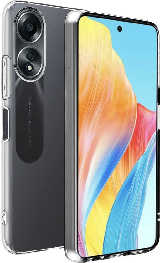Coque BeHello pour Oppo A58 4G - ThinGel Case - Transparente
