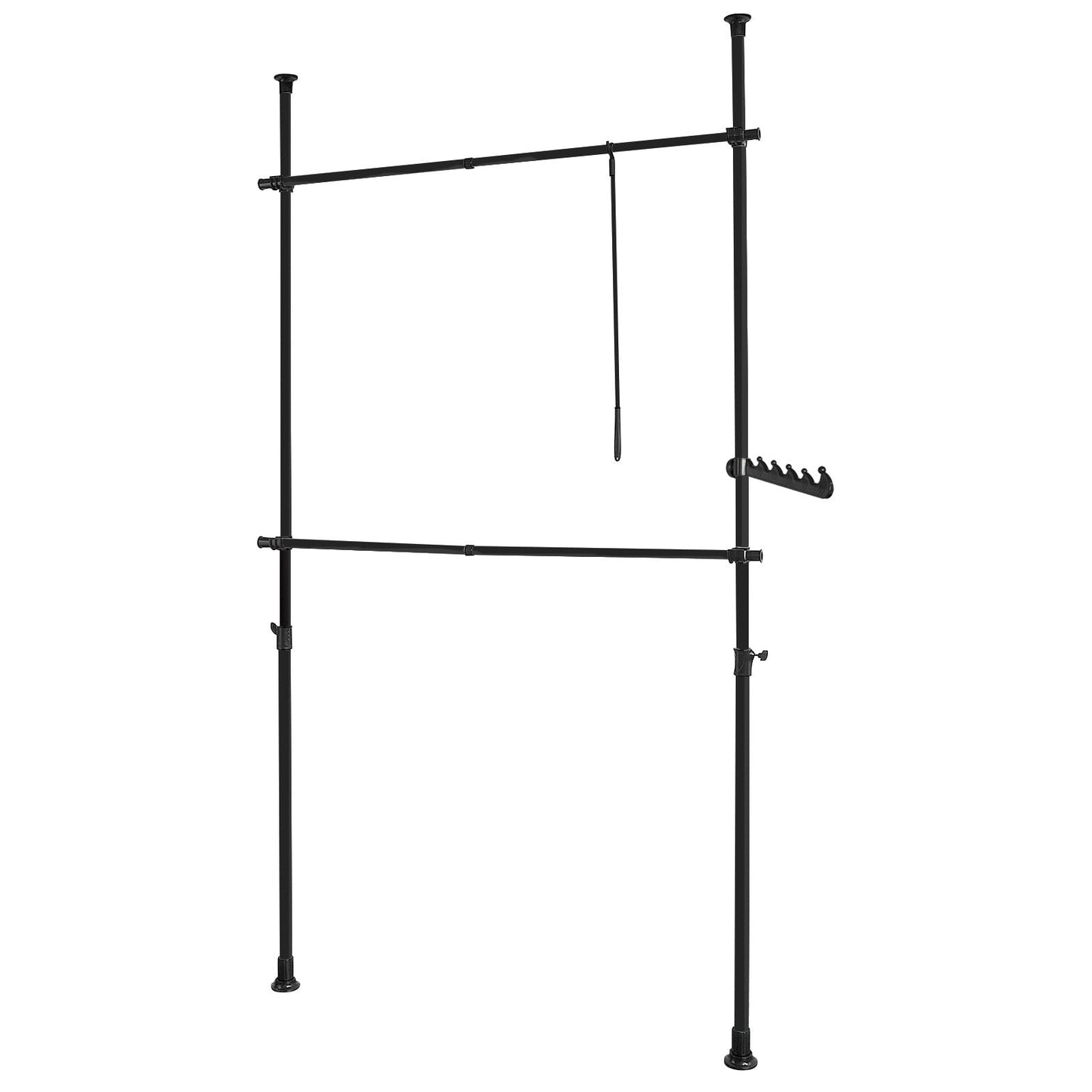 Dressing et penderie - SoBuy - Système de rangement - Noir - 77-112 x 103-278 cm