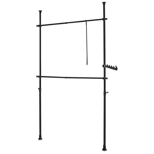 Dressing et penderie - SoBuy - Système de rangement - Noir - 77-112 x 103-278 cm