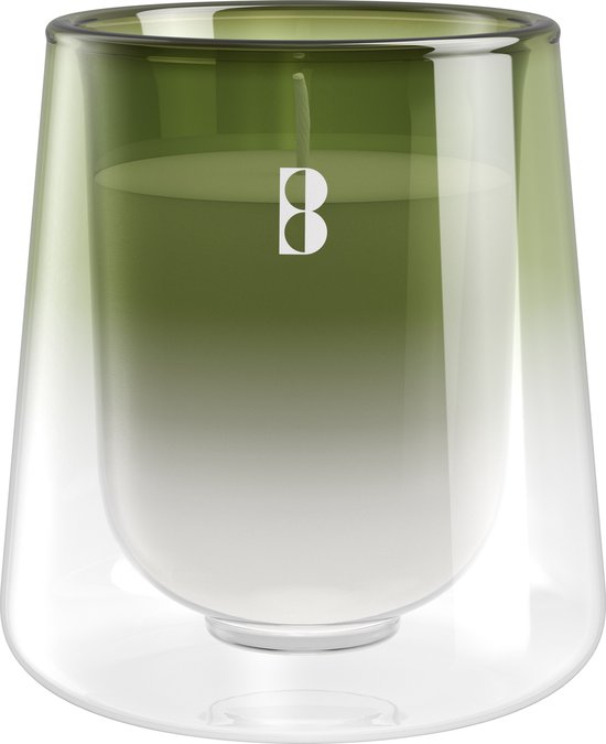 Kit de démarrage Bolsius « Clean Light » avec bougie parfumée Gardenia / Figue
