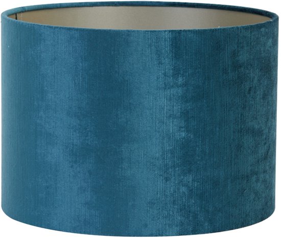 Light & Living - Abat-jour GEMSTONE - Ø25x18cm - Bleu